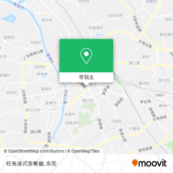 旺角港式茶餐廳地图