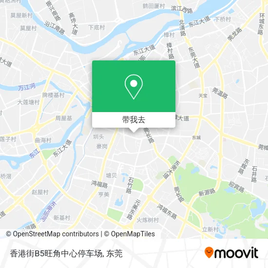香港街B5旺角中心停车场地图