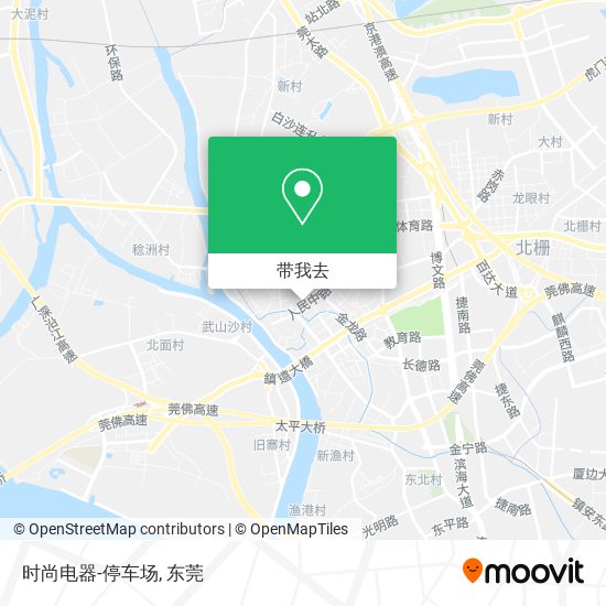 时尚电器-停车场地图