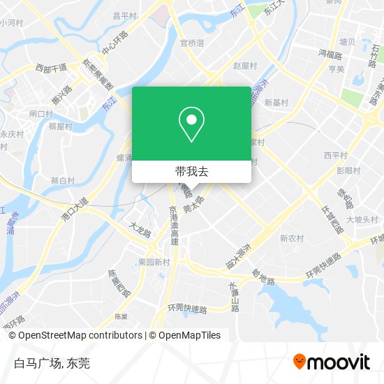 白马广场地图