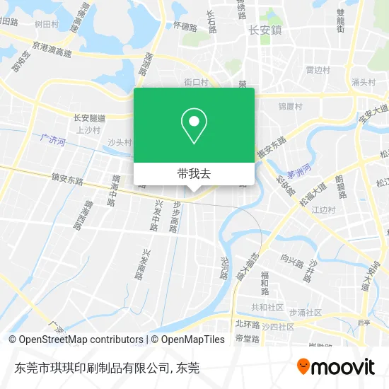 东莞市琪琪印刷制品有限公司地图
