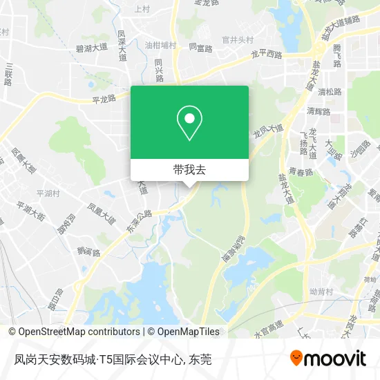 凤岗天安数码城·T5国际会议中心地图