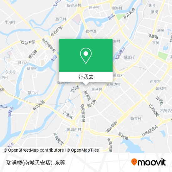 瑞满楼(南城天安店)地图