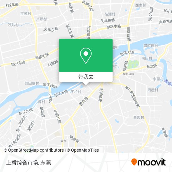 上桥综合市场地图