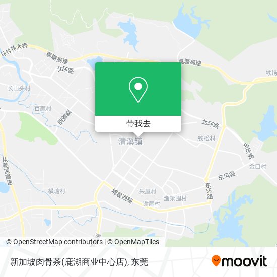 新加坡肉骨茶(鹿湖商业中心店)地图