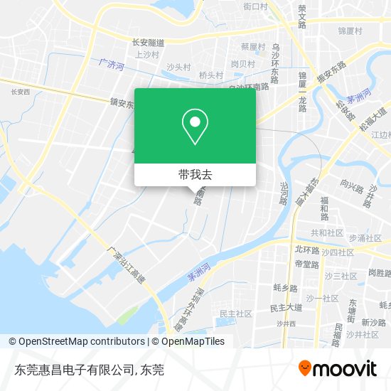 东莞惠昌电子有限公司地图