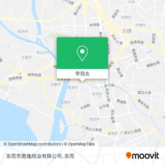 东莞市惠逸纸业有限公司地图