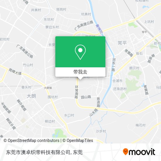 东莞市澳卓织带科技有限公司地图