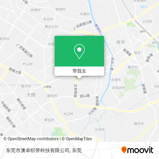东莞市澳卓织带科技有限公司地图