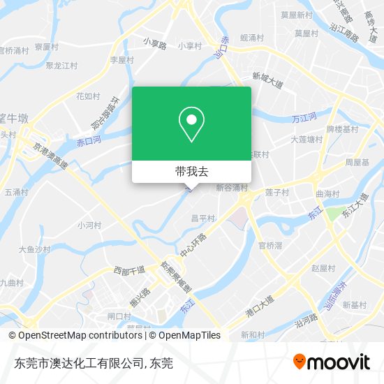 东莞市澳达化工有限公司地图