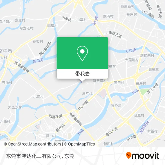 东莞市澳达化工有限公司地图
