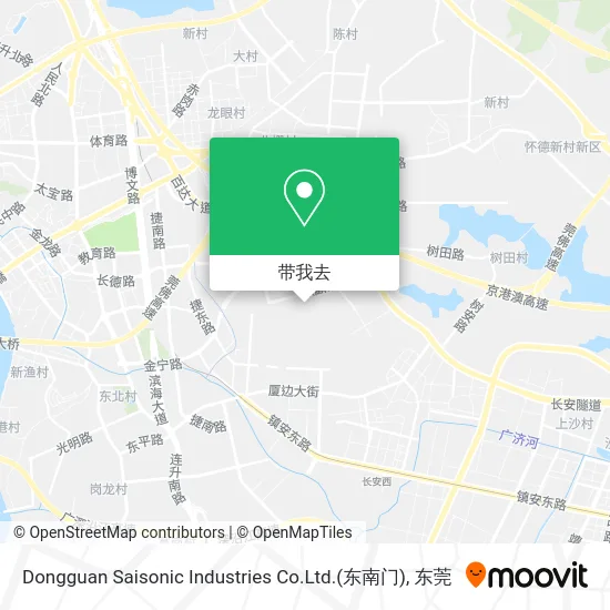 Dongguan Saisonic Industries Co.Ltd.(东南门)地图