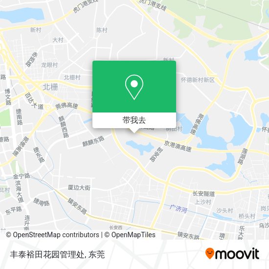 丰泰裕田花园管理处地图