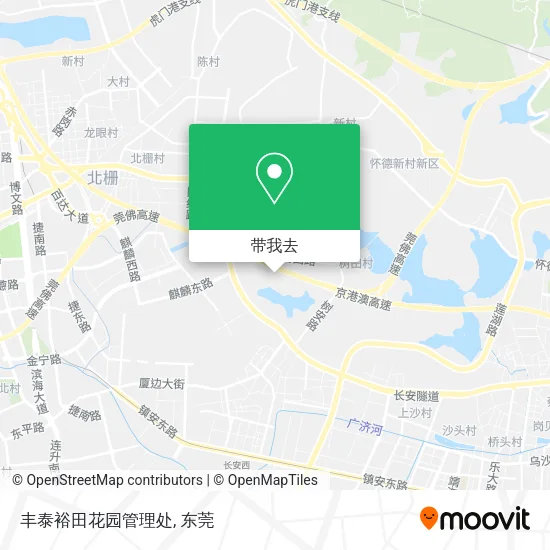 丰泰裕田花园管理处地图