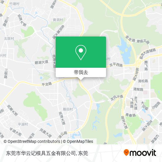 东莞市华云记模具五金有限公司地图