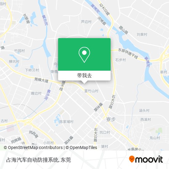 占海汽车自动防撞系统地图