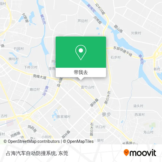 占海汽车自动防撞系统地图