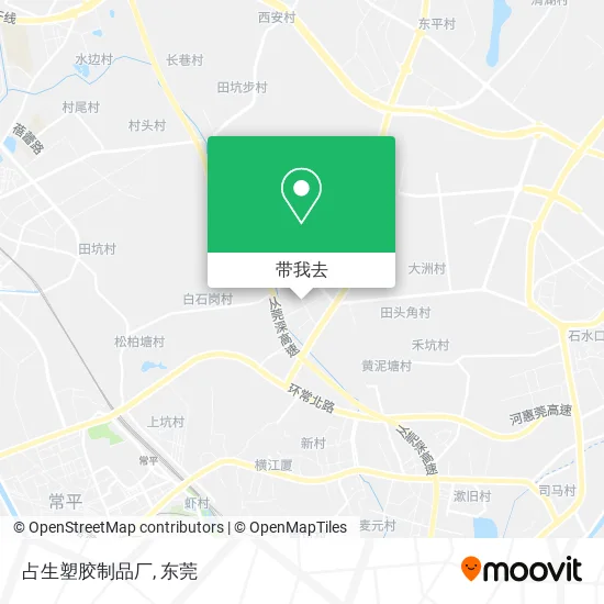 占生塑胶制品厂地图