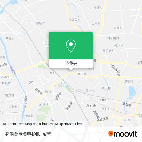 秀阁美发美甲护肤地图