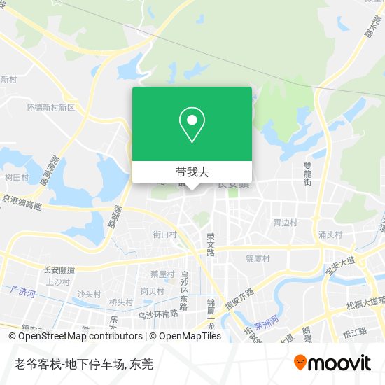 老爷客栈-地下停车场地图