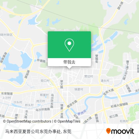 马来西亚夏普公司东莞办事处地图