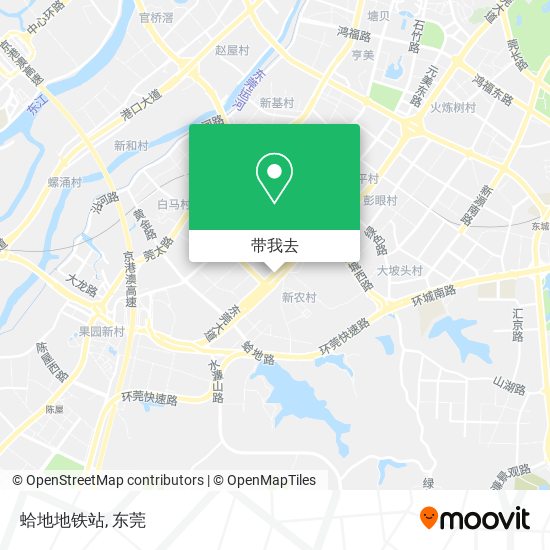 蛤地地铁站地图