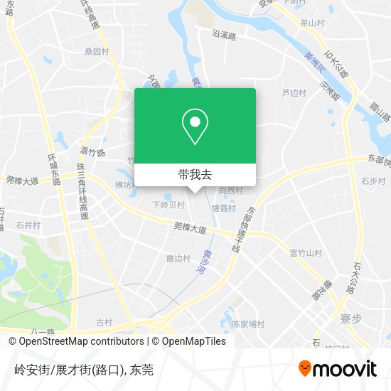 岭安街/展才街(路口)地图