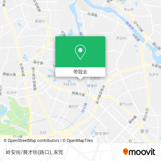 岭安街/展才街(路口)地图