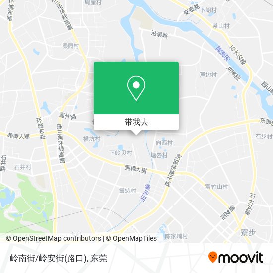 岭南街/岭安街(路口)地图