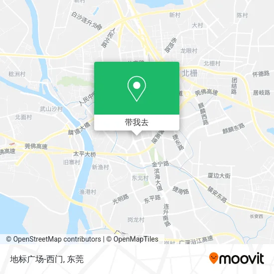 地标广场-西门地图