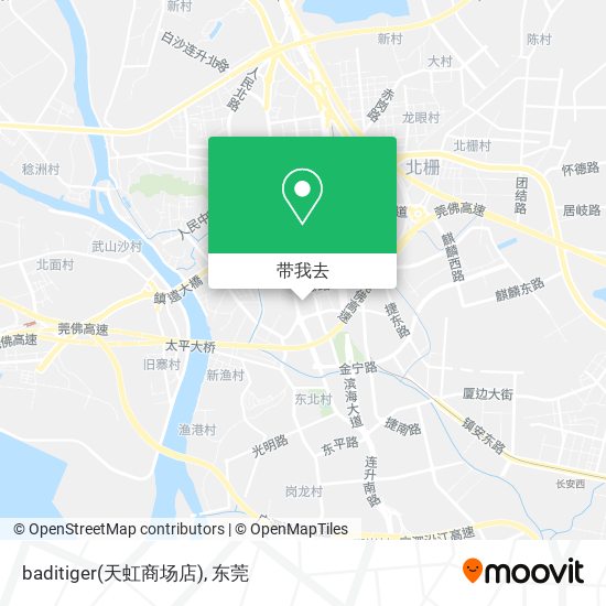 baditiger(天虹商场店)地图