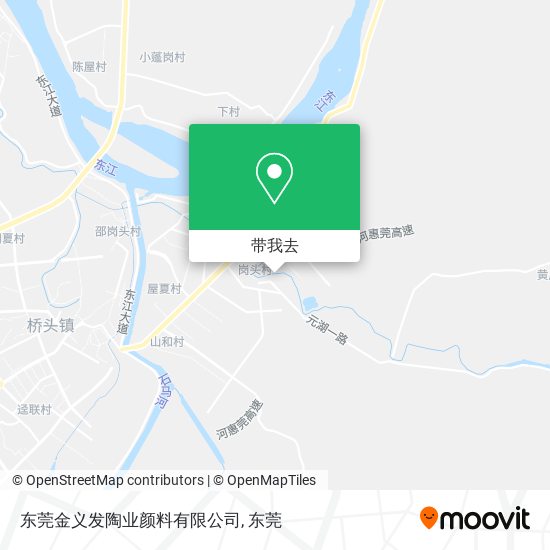 东莞金义发陶业颜料有限公司地图