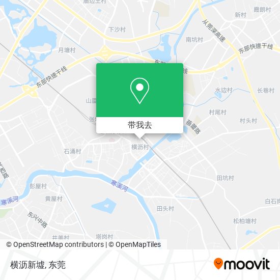 横沥新墟地图