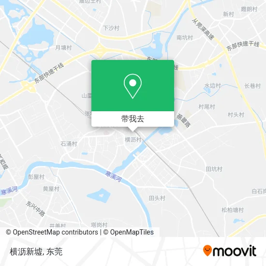 横沥新墟地图