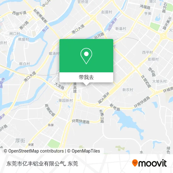 东莞市亿丰铝业有限公气地图