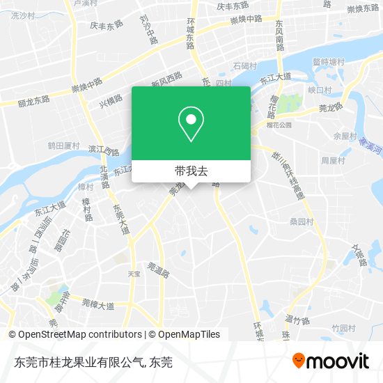 东莞市桂龙果业有限公气地图