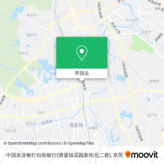 中国农业银行自助银行(塘厦镇花园新街北二巷)地图