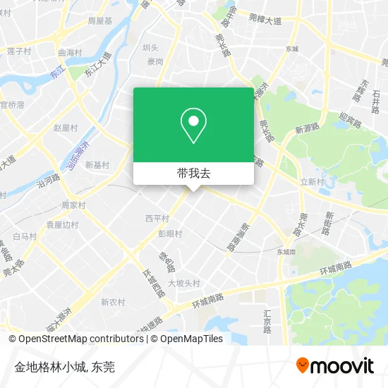 金地格林小城地图