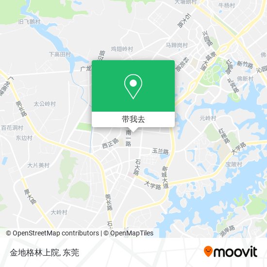 金地格林上院地图