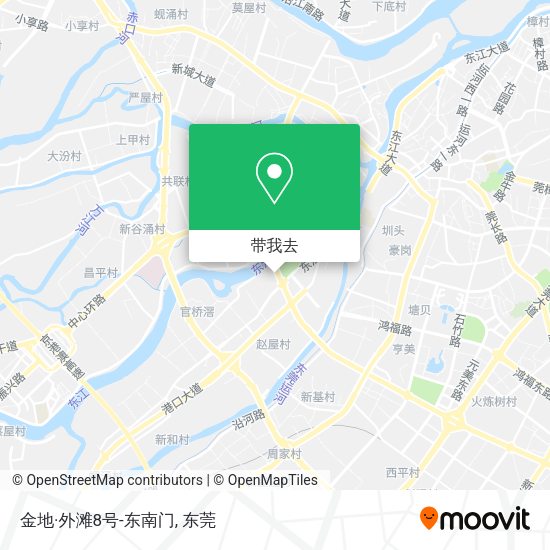 金地·外滩8号-东南门地图