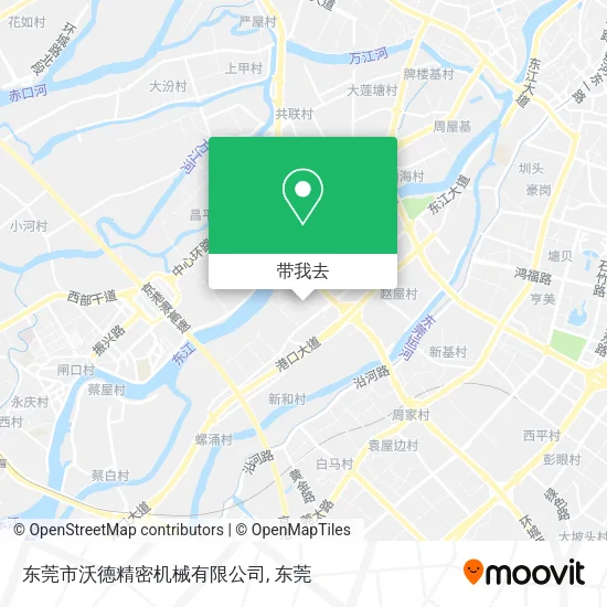 东莞市沃德精密机械有限公司地图