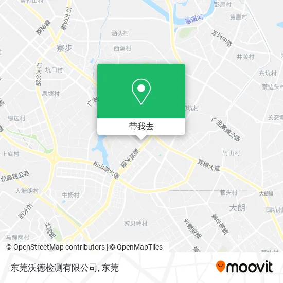 东莞沃德检测有限公司地图