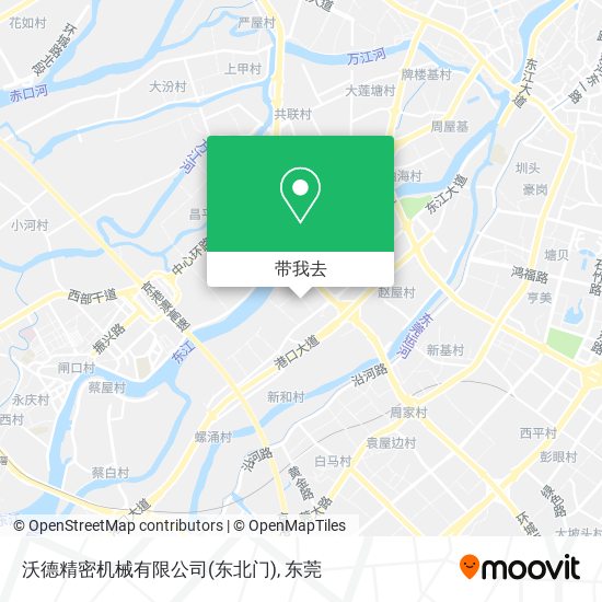 沃德精密机械有限公司(东北门)地图