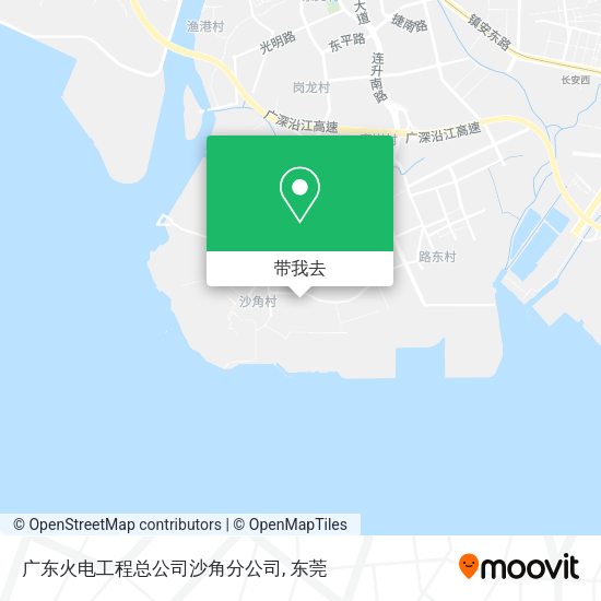 广东火电工程总公司沙角分公司地图