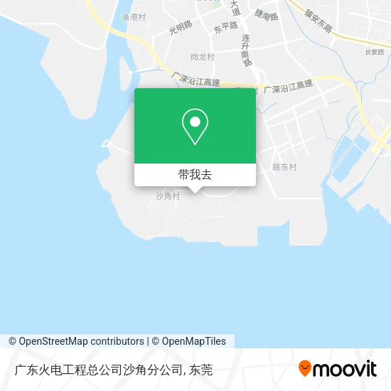 广东火电工程总公司沙角分公司地图