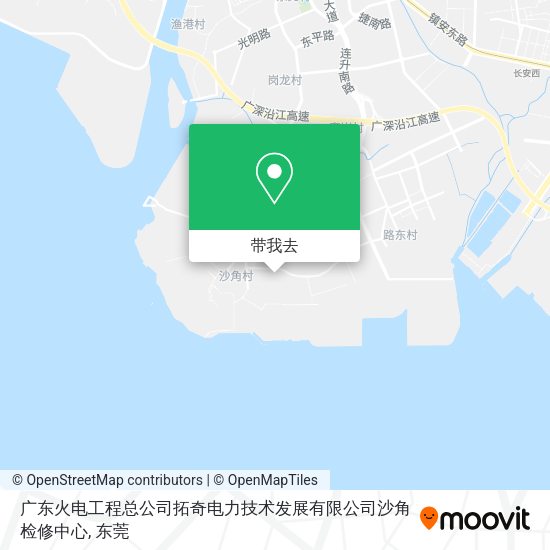 广东火电工程总公司拓奇电力技术发展有限公司沙角检修中心地图