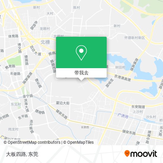 大板四路地图