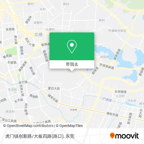 虎门镇创新路/大板四路(路口)地图