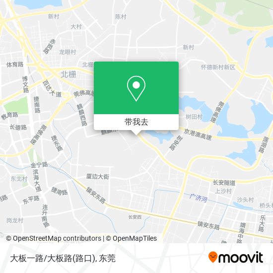 大板一路/大板路(路口)地图