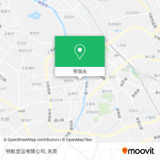 明航货运有限公司地图